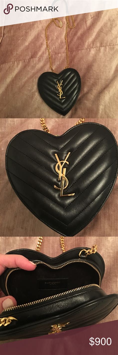 heart-shaped bag ysl